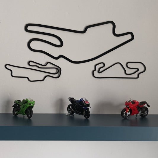 🏁 Circuit Moto GP en Acier et Découpe Laser : L'Œuvre Artisanale
