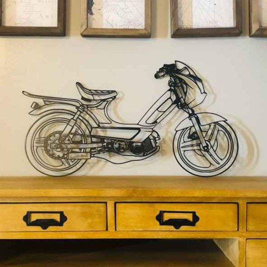🏍️ Cyclomoteur en Acier "Premium" : L'Art de la Décoration Moto Made in France 🏍️