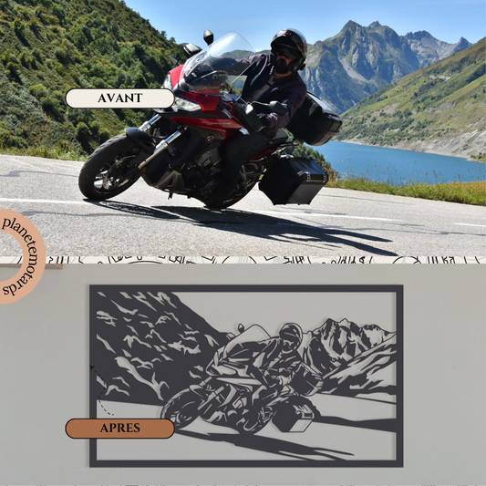 Création sur mesure en acier – décoration personnalisée moto, auto, logo – fabrication artisanale française