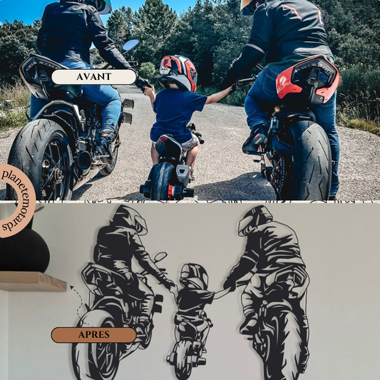 Création sur mesure en acier – décoration personnalisée moto, auto, logo – fabrication artisanale française