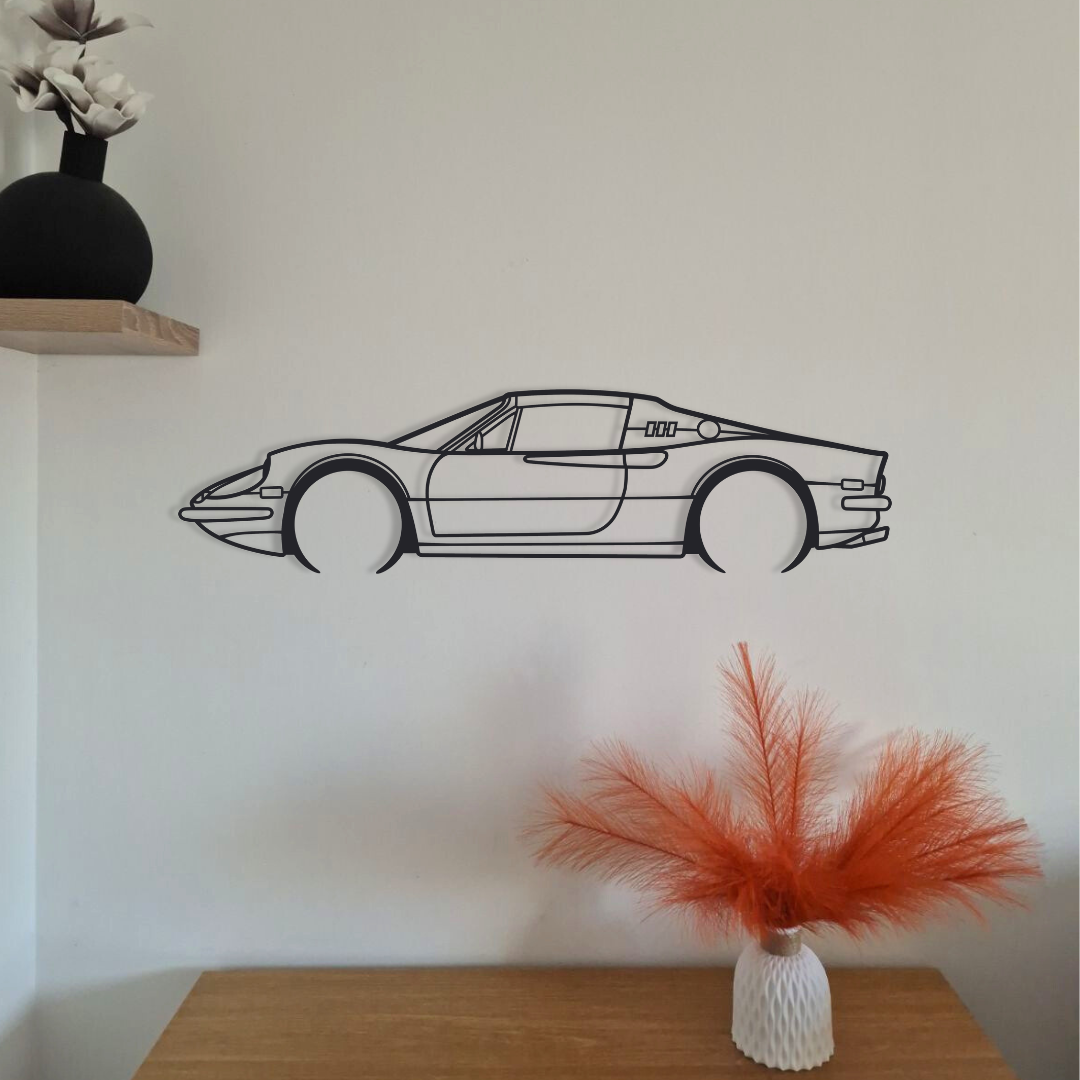 Austin - Décoration Murale En Métal - Silhouette Voiture - 100cm à Prix Austin - Décoration Murale En Métal - Silhouette Voiture - 100cm à Prix