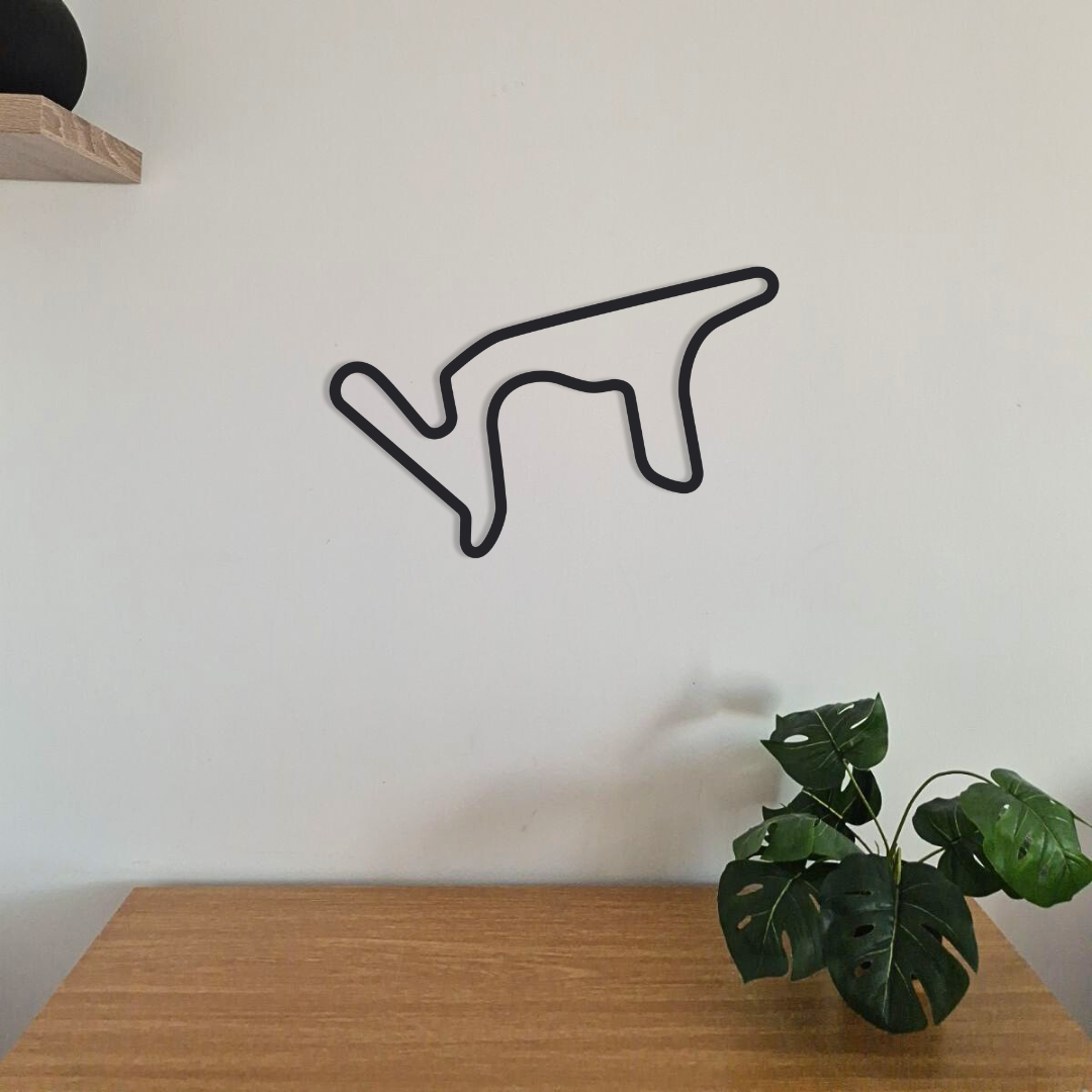 Décoration murale circuits MotoGP en acier – tracés célèbres – fabrication artisanale française – déco motard racing