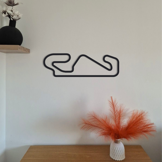 Décoration murale circuits MotoGP en acier – tracés célèbres – fabrication artisanale française – déco motard racing