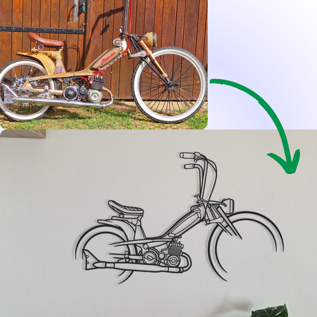 Création sur mesure en acier – décoration personnalisée moto, auto, logo – fabrication artisanale française