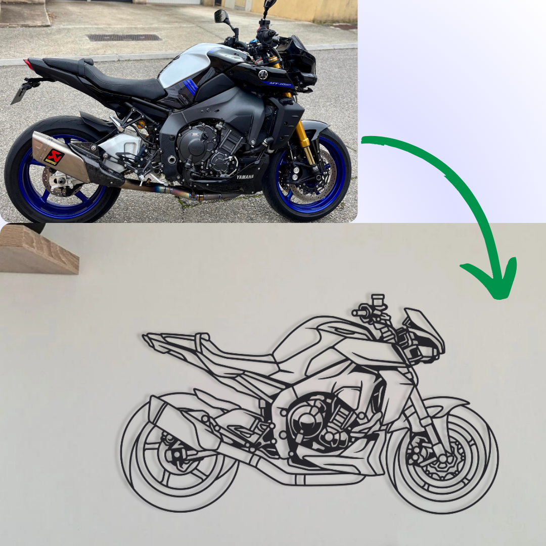 Création sur mesure en acier – décoration personnalisée moto, auto, logo – fabrication artisanale française