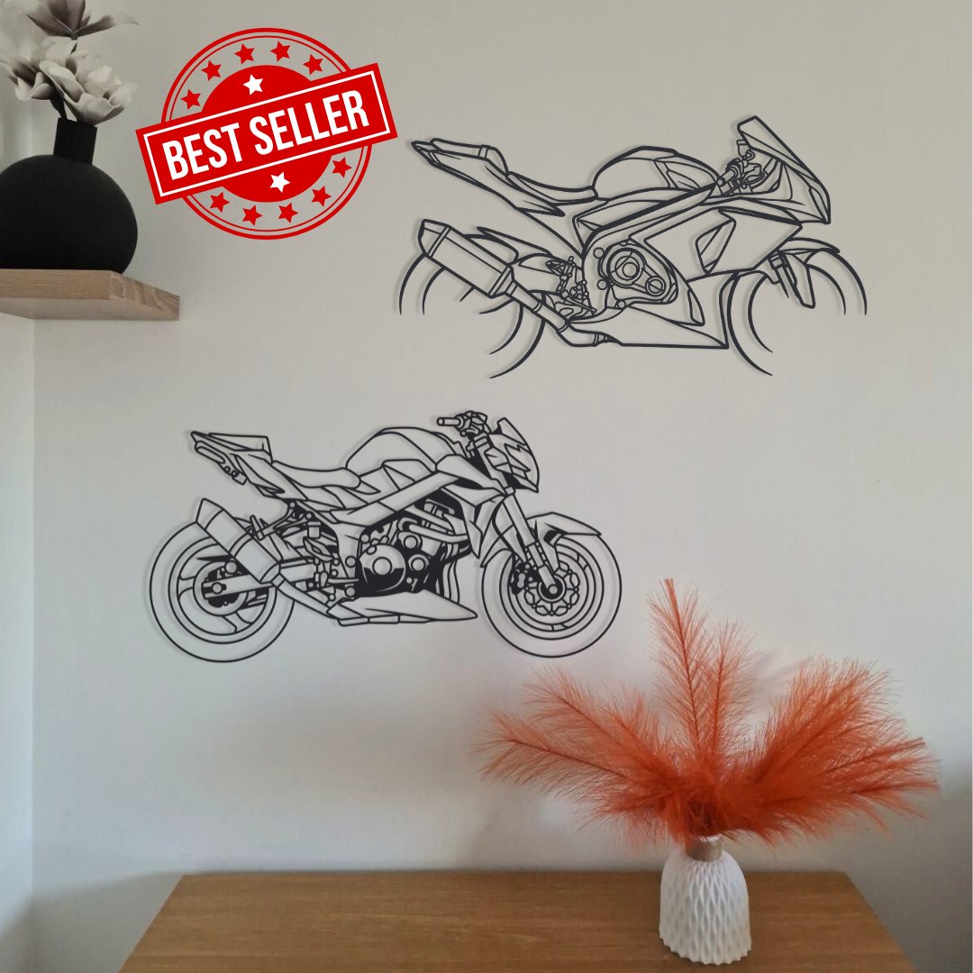 R&N DeCo. Moto murale - Planète Motards