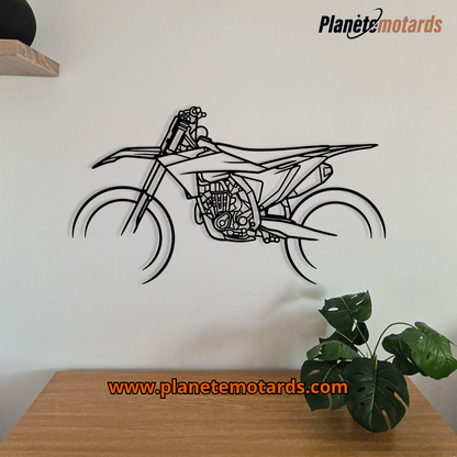 Moto en acier 60 cm – Déco murale métal made in France