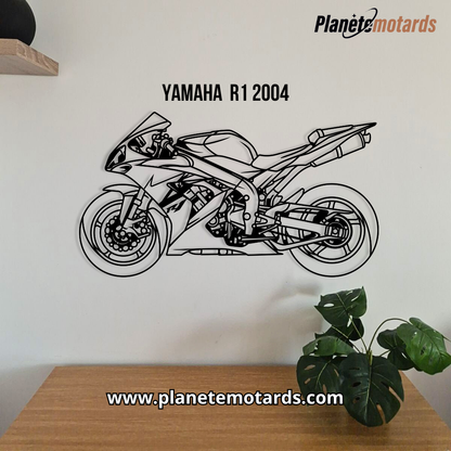 Moto en acier PREMIUM – Déco murale métal haut de gamme