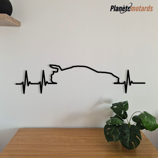 Ligne Battement Voiture – Déco murale métal voiture passion