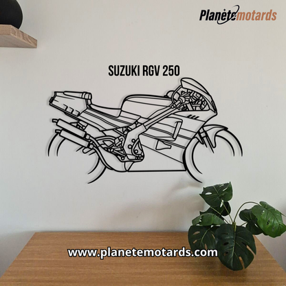 Moto en acier 60 cm – Déco murale métal made in France