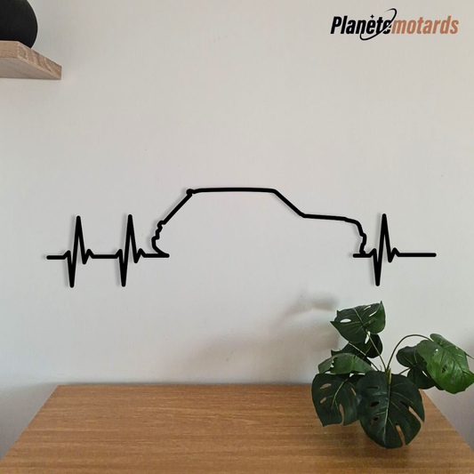 Ligne Battement Voiture – Déco murale métal voiture passion