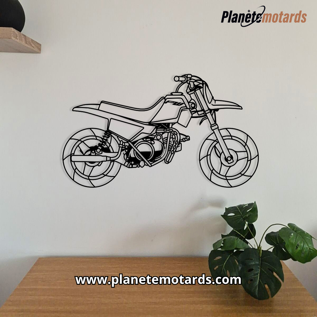 Moto en acier PREMIUM – Déco murale métal haut de gamme