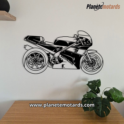 Moto en acier PREMIUM – Déco murale métal haut de gamme