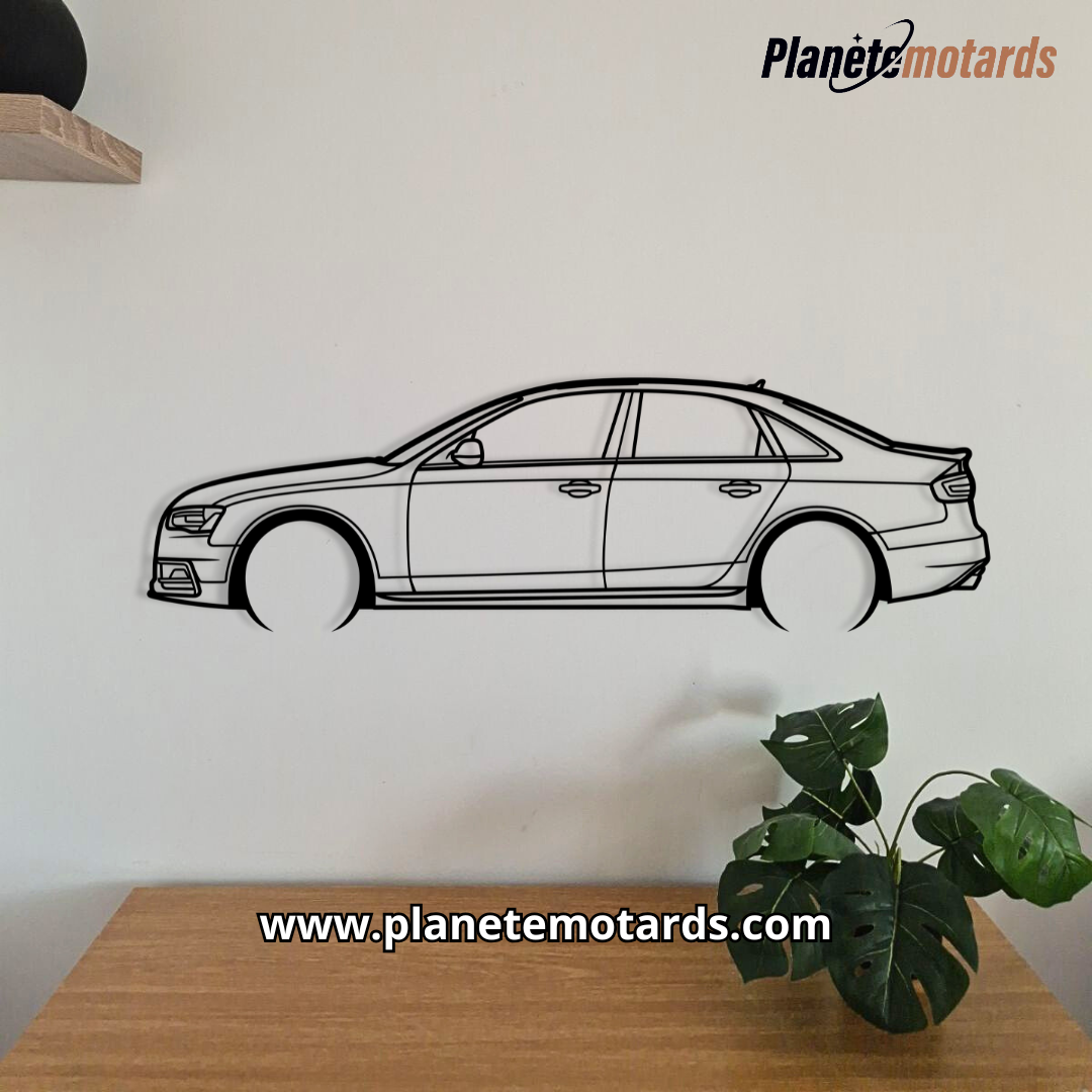 Silhouette voiture – Déco murale métal auto made in France